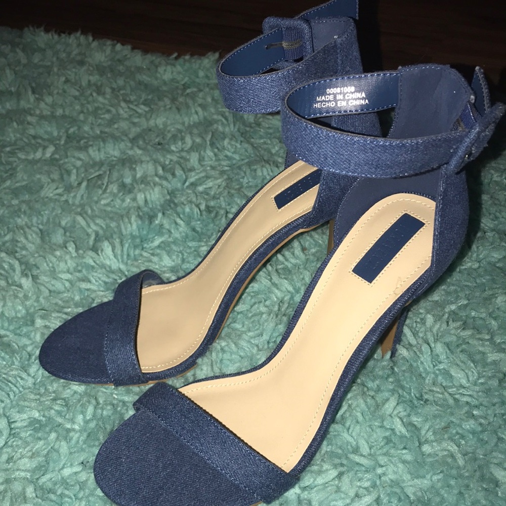 Forever21 Blue Stiletto Heels